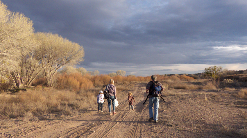 family birding in Duncan, Arizona