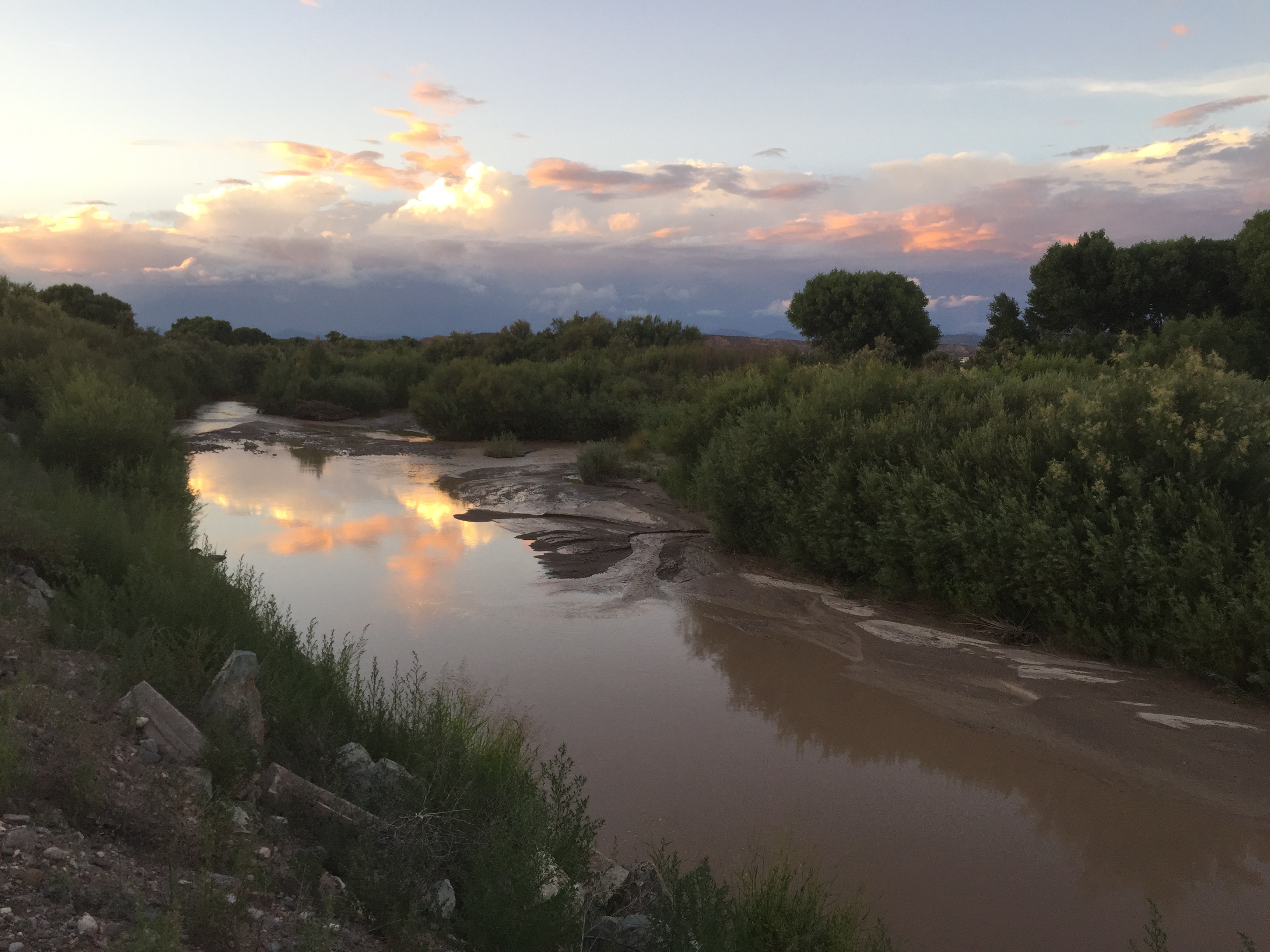 Gila River looking north